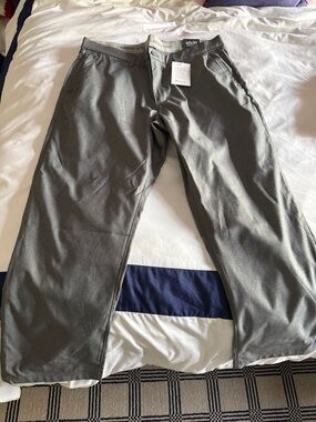Lands' End Men's Olive-Gray Performance Chinos